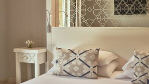 Down duvets, minibar, in-room safe, desk