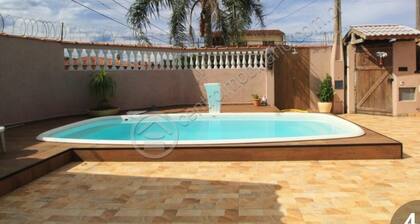 Casa Piscina + Área Gourmet 300 Metros da Praia, Área Gourmet e Piscina