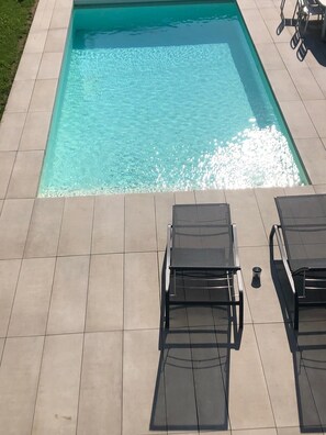 Indoor pool, a heated pool