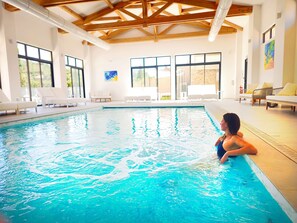 Couples treatment rooms, sauna, hot tub, steam room, Turkish bath - Domaine Ribiera, Hotel 5 Etoiles, SPA & Golf - Forcalquier (Niozelles)
