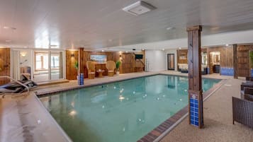 Indoor pool, a heated pool