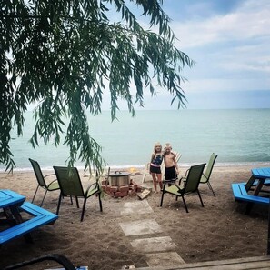 On the beach