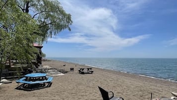 On the beach