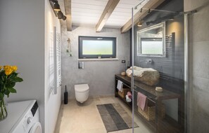Shower, hair dryer