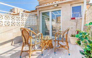 Outdoor dining - 1 bedroom nice apartment in La Manga (La Manga)