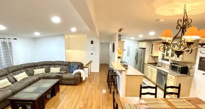 Creek house with expansive mountain views