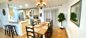 Creek house with expansive mountain views