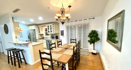 Creek house with expansive mountain views