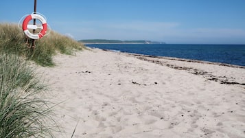 Nära stranden och fiske