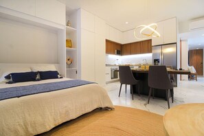 1 Schlafzimmer, Schreibtisch, Bügeleisen/Bügelbrett, WLAN