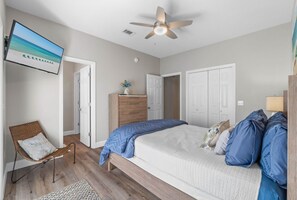 4 chambres, bureau, fer et planche à repasser, accès au Wi-Fi (inclus)