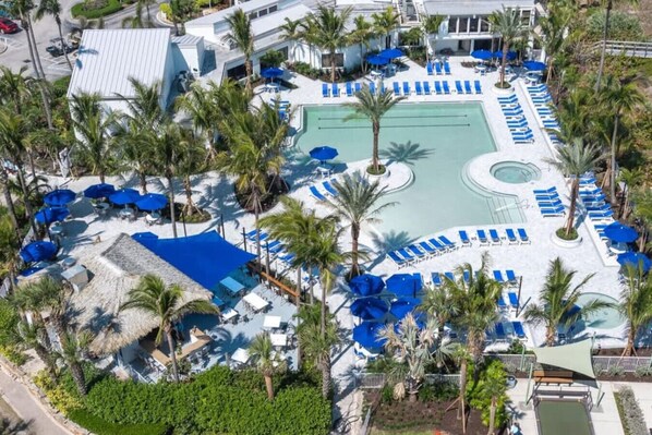 Piscine extérieure, piscine chauffée