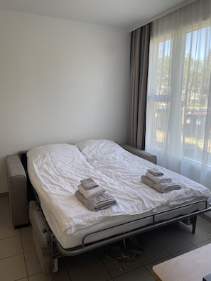 1 habitación, escritorio, wifi gratis y ropa de cama