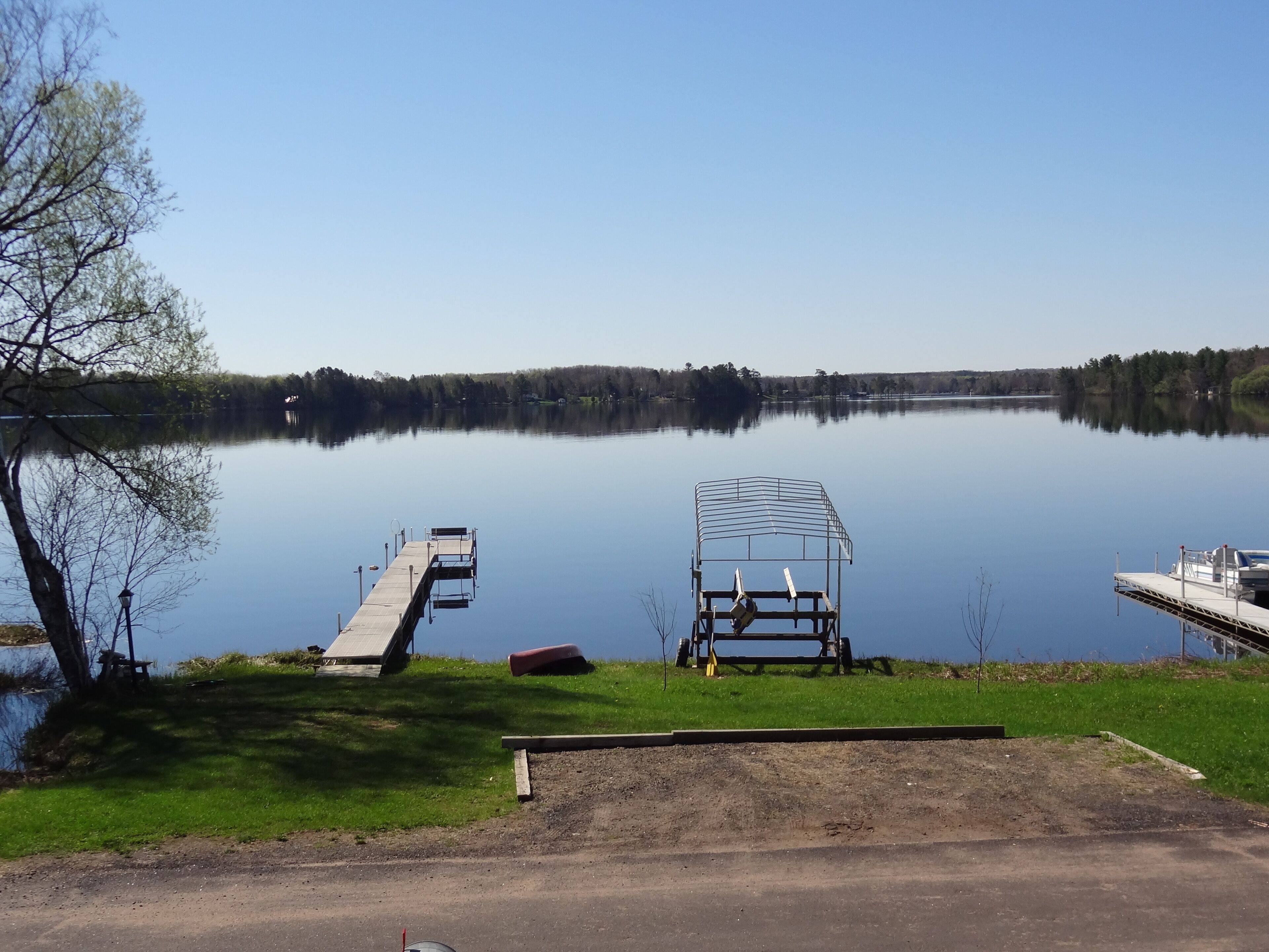 Lakefront Home with Private Dock, short walk from Dairy Queen