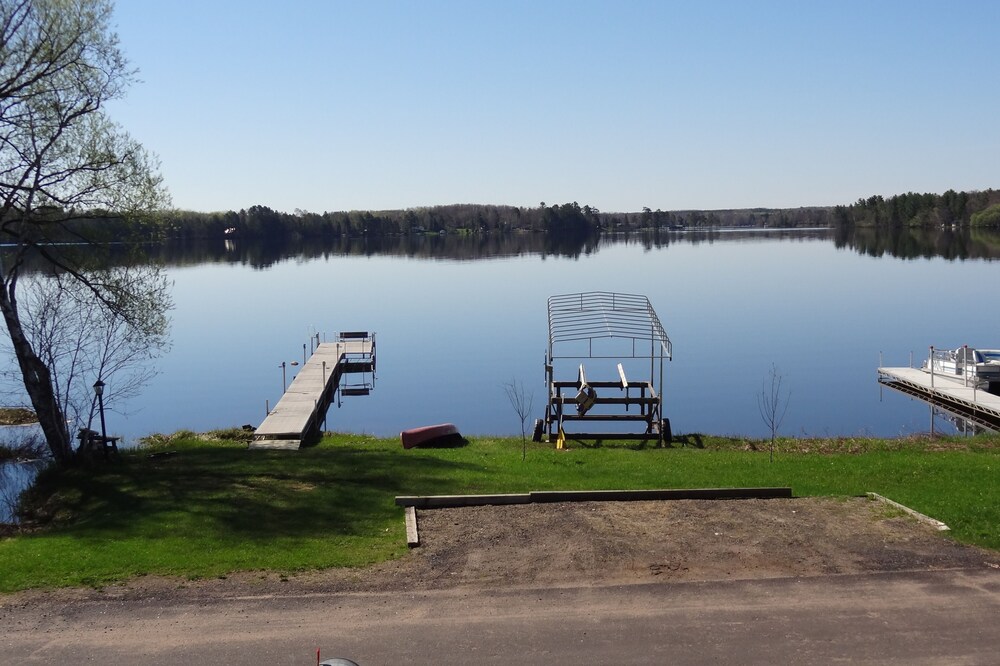 Lakefront Home with Private Dock, short walk from Dairy Queen
