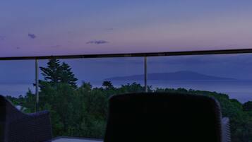 Japanese Western Style Room, Ocean view with Open-air bath (Second floor) | Balcony view