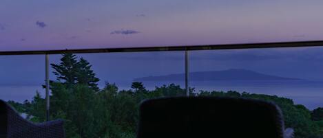 Japanese Western Style Room, Ocean view with Open-air bath (Second floor) | Balcony view