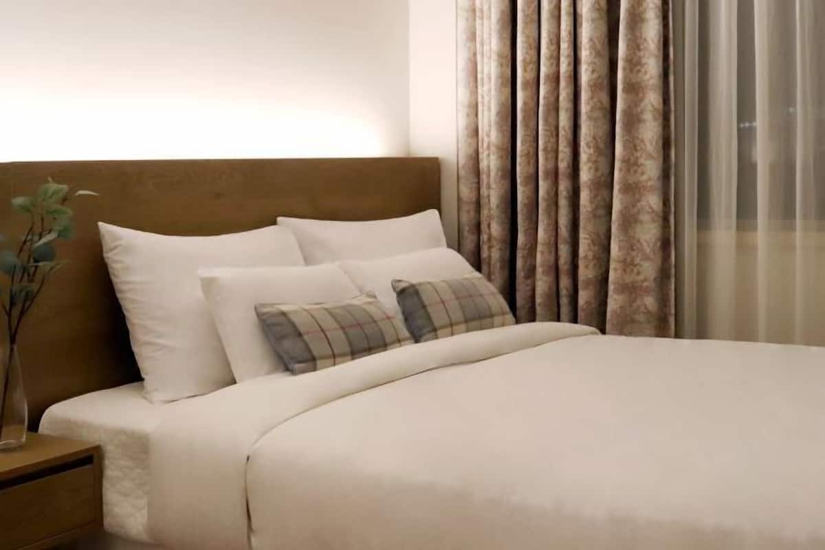1 slaapkamer, verduisterende gordijnen, gratis wifi, beddengoed