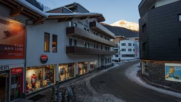 Majoituspaikan julkisivu