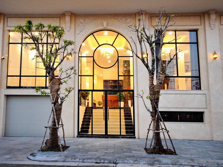 Voorkant van accommodatie