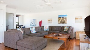 Fernseher, Netflix, DVD-Player, Bücher