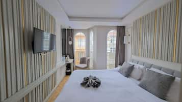 Superior-Zimmer | Badezimmer | Dusche, Haartrockner, Hausschuhe, Handtücher