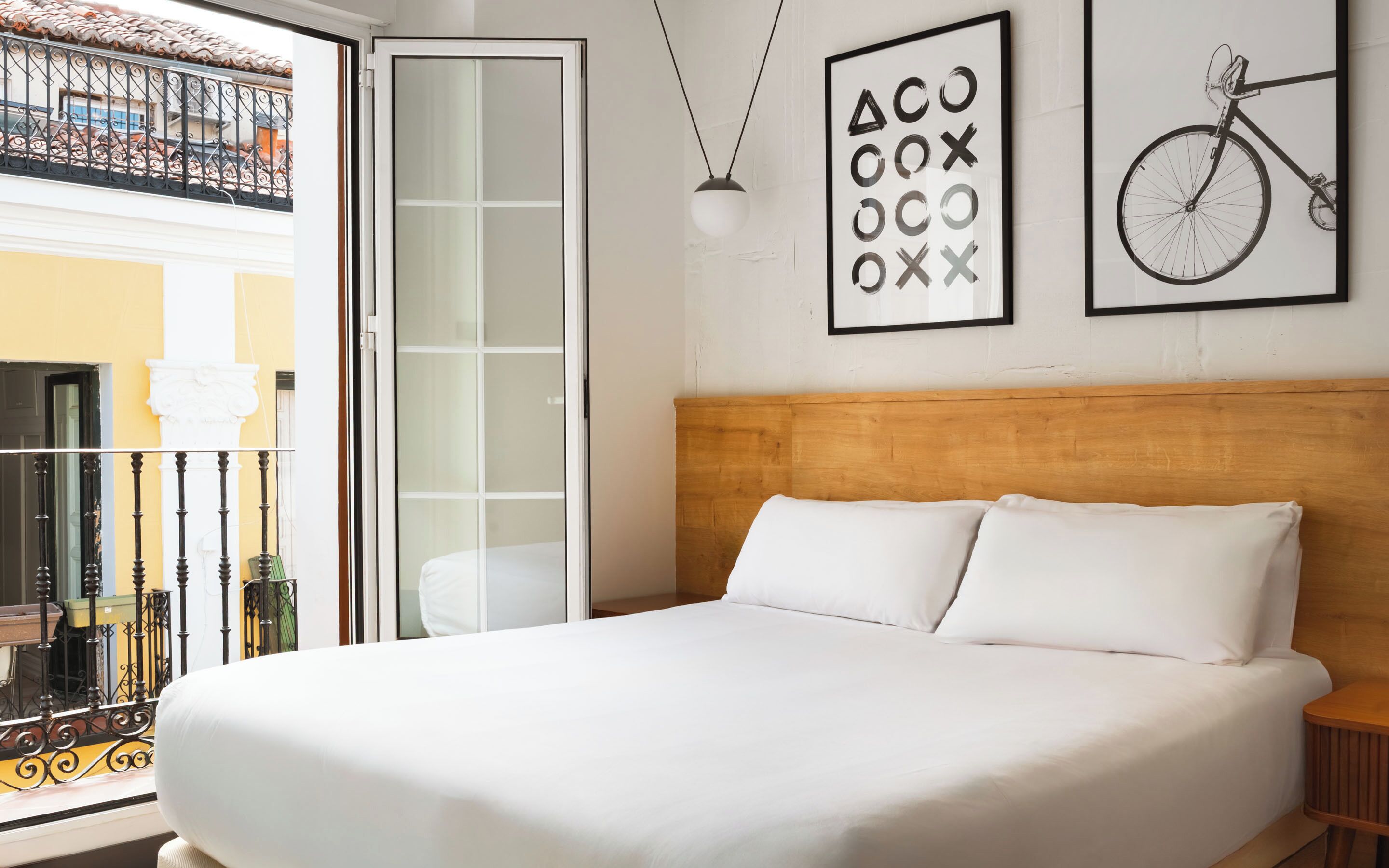 One-Bedroom Apartment with Balcony | Individually decorated, individually furnished, desk, laptop workspace