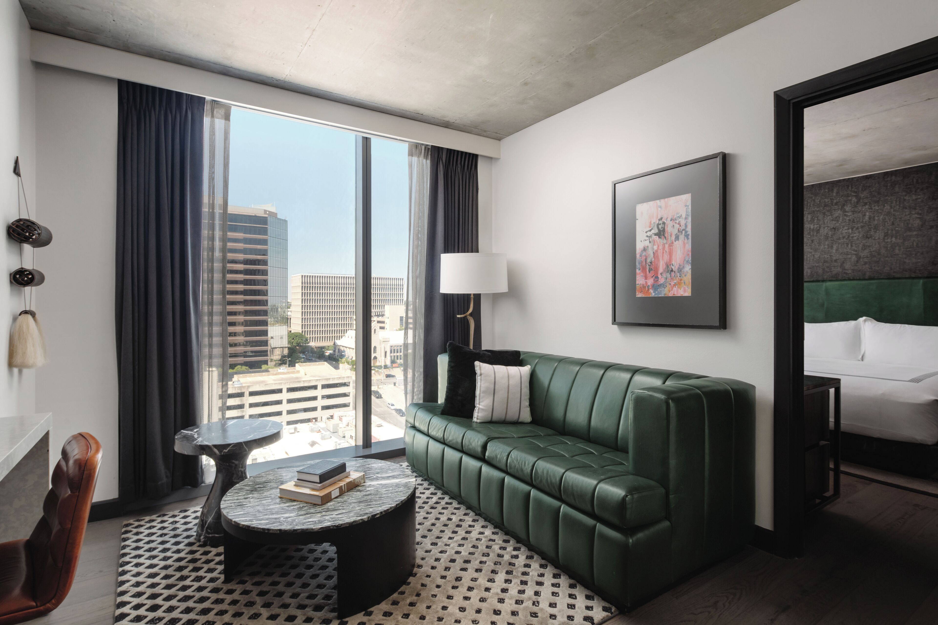 Suite (San Jacinto) | Cadar kapas Mesir, peralatan tempat tidur premium, bar mini 