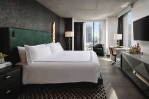 Draps en coton égyptien, literie de qualité supérieure, minibar