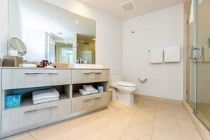 Free toiletries, hair dryer