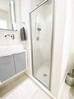 Towels, soap, toilet paper