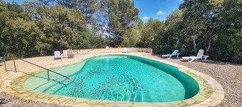 Gîte in a peaceful setting between olive trees and swimming pool