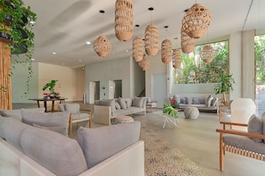 Sala de estar en el lobby