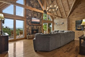 Smart TV, fireplace, video games, Netflix
