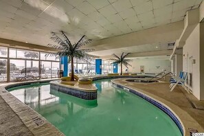 Indoor pool, outdoor pool