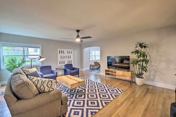 Fayetteville Vacation Rental | 3BR | 2BA | 1,170 Sq Ft | Stairs Required