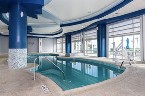 Indoor pool, outdoor pool - Family-Friendly 2BR Dlx at Ocean Walk—Beach Access, Pools & Lazy River Included! (Daytona Beach)