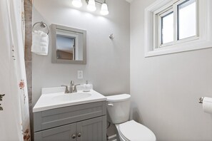 Hair dryer, towels