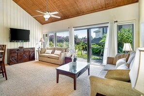 テレビ、DVD プレーヤー、ビデオライブラリ、ステレオ