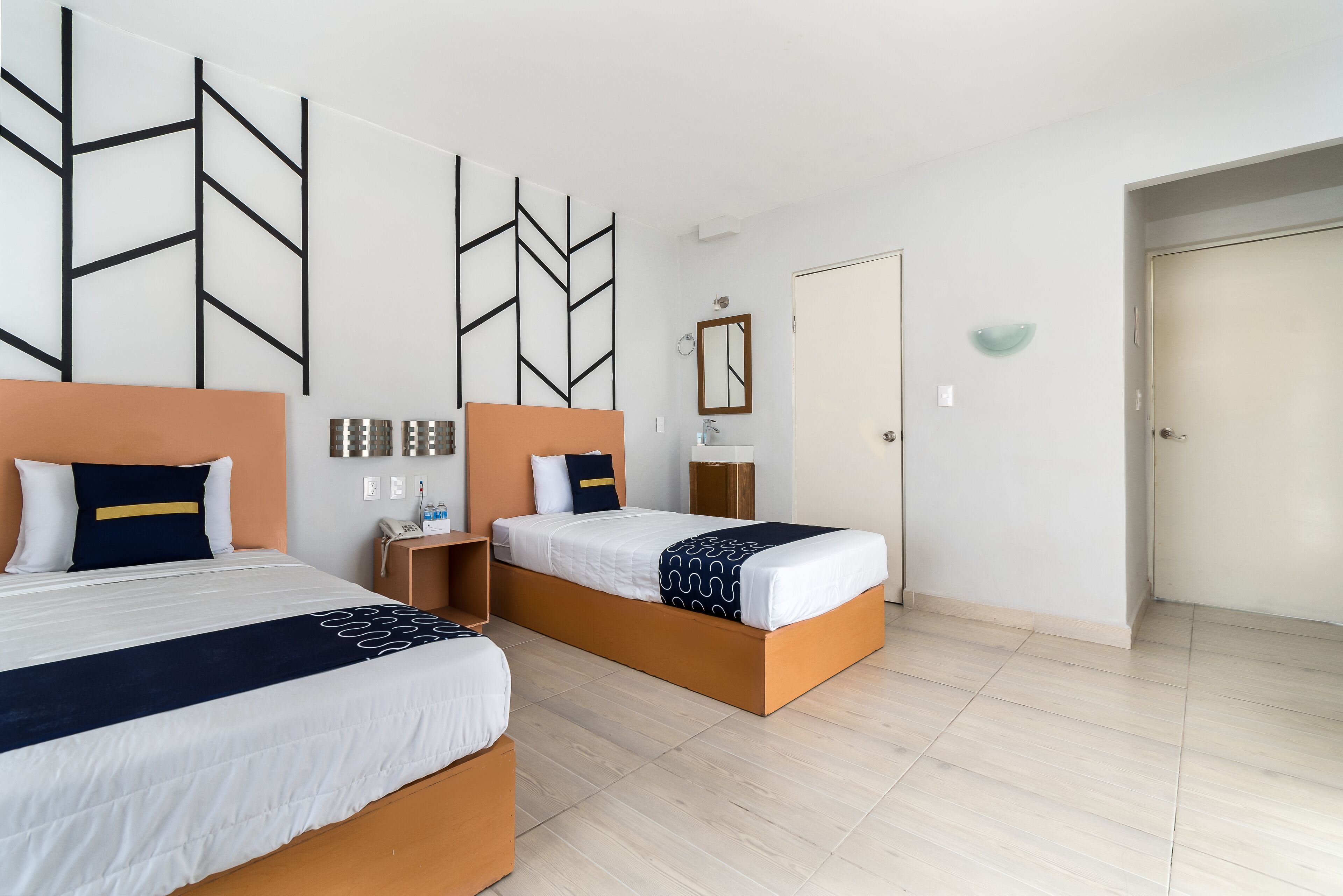 standard twin room | premium bedding, select comfort beds, individually furnished, desk