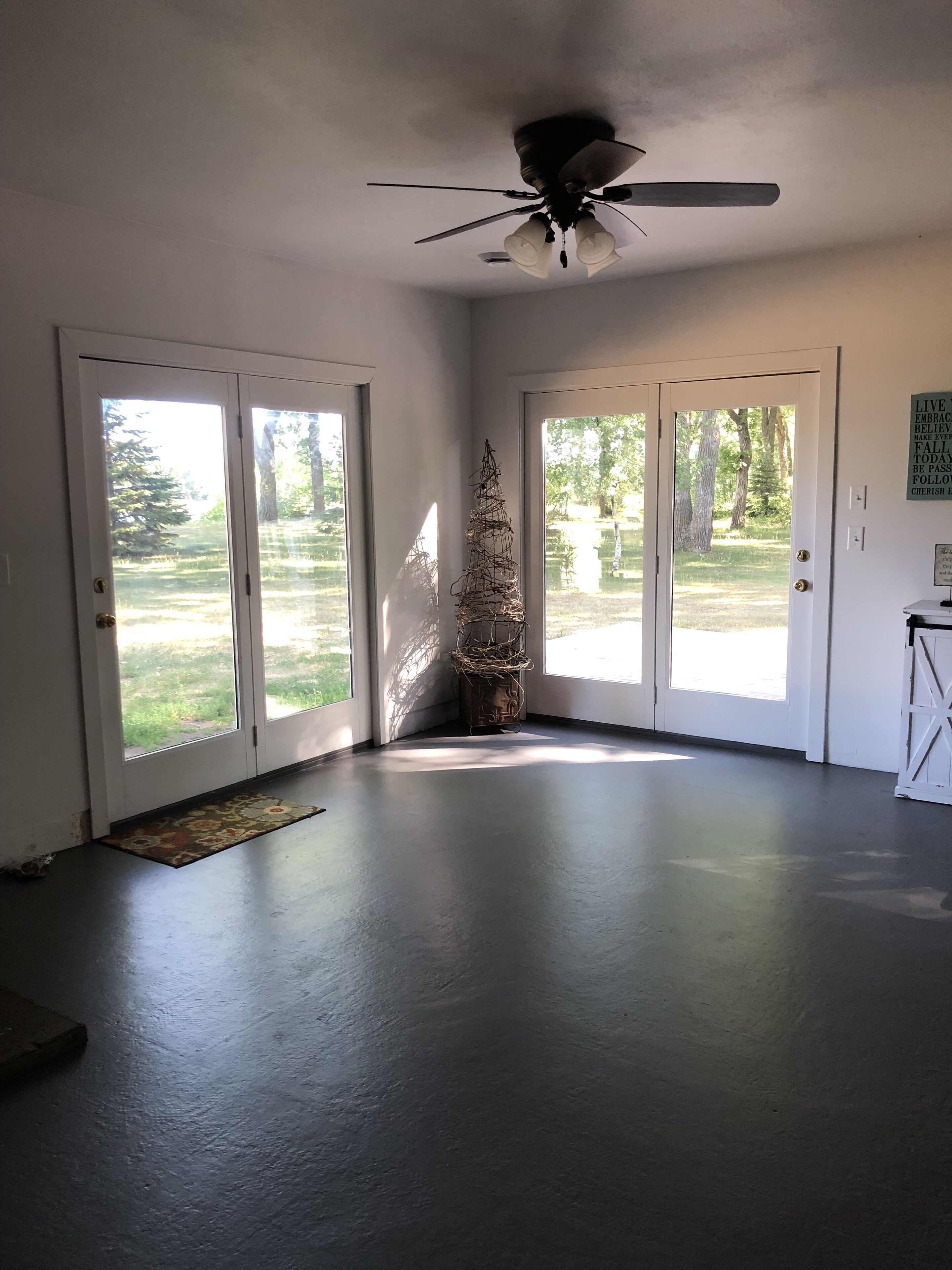 Blick von der Unterkunft