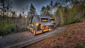 Exterior - Escape to Water Dance - Riverfront Fire Pit | Hot Tub | Foosball (Blue Ridge)