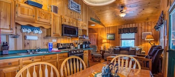 Niboban Cabin 5 right on Rangeley Lake with a screened porch, fire pit, hammock, WiFi and dock!