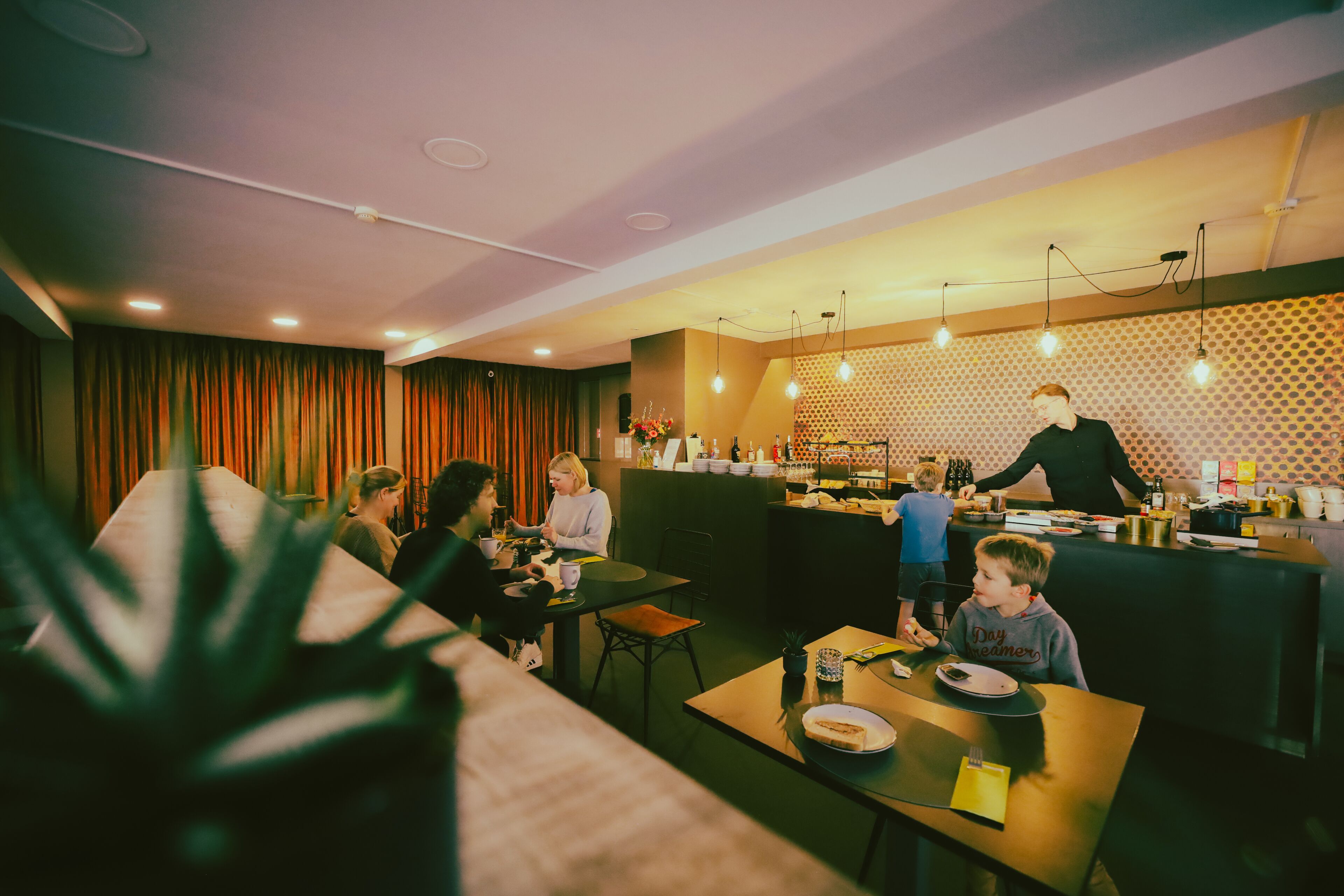 Daily buffet breakfast (EUR 15 per person)