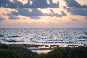 Blick von der Unterkunft
