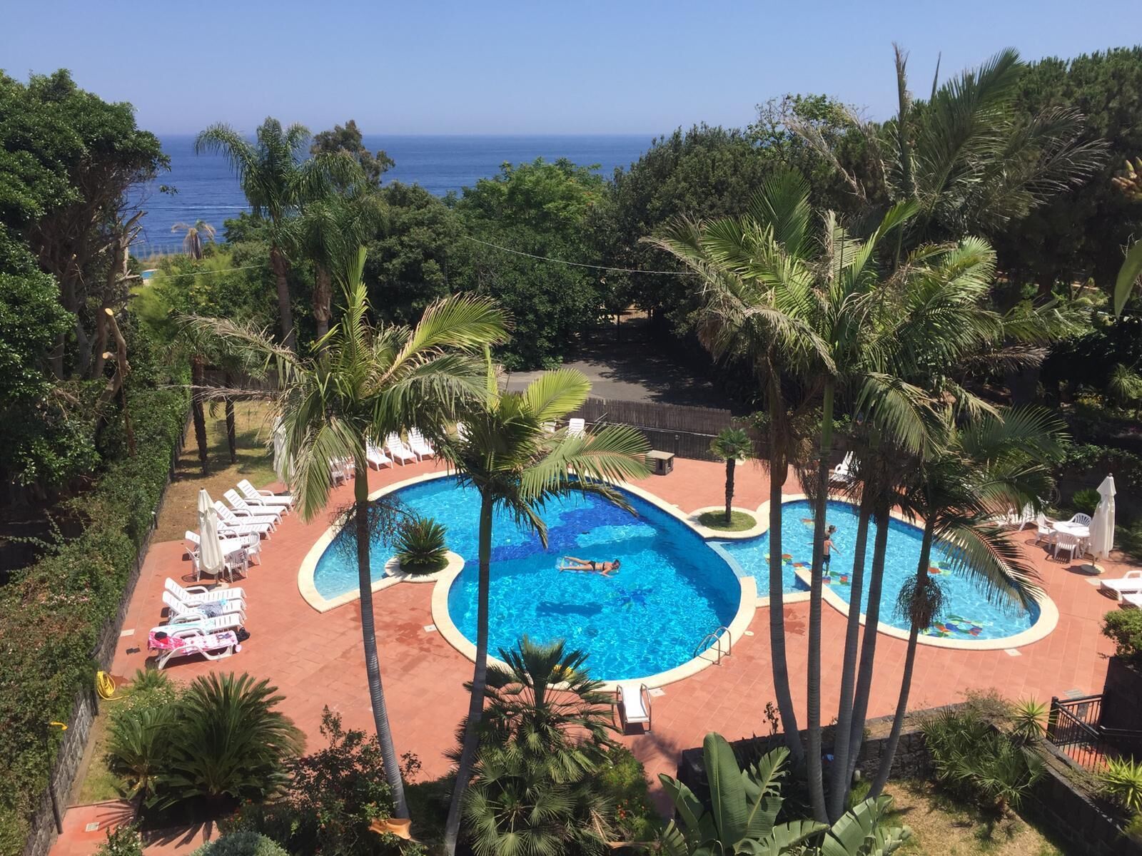 Indoor pool, outdoor pool