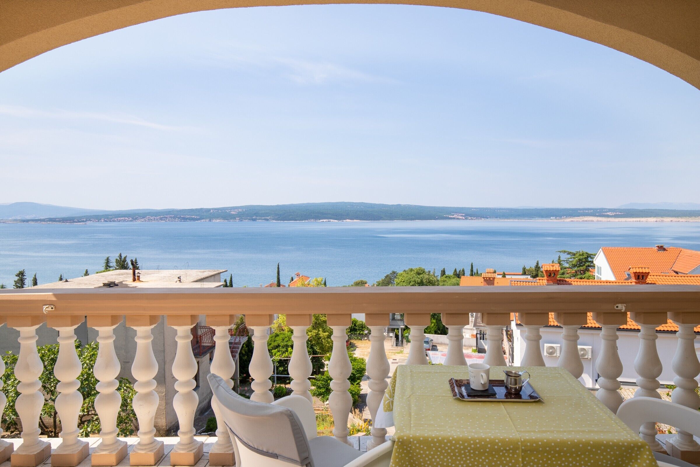 Family Studio, 1 King Bed, Sea View, Garden Area (Studio Paula 2 300m From Sea) | Balcony