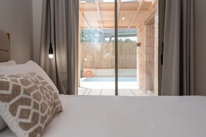 2 bedrooms, in-room safe, soundproofing, iron/ironing board