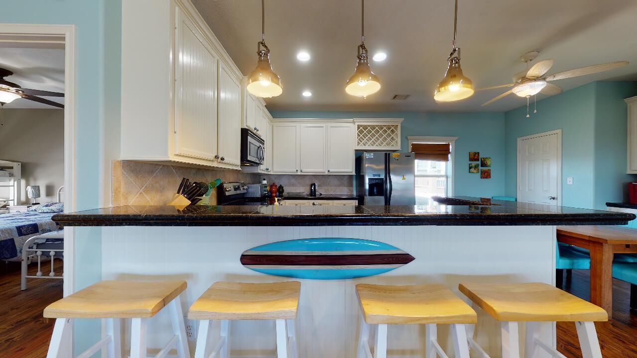 Quiet part of the beach, short walk to the water!