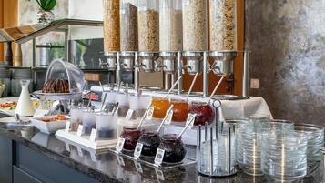 Daily buffet breakfast (EUR 17 per person)